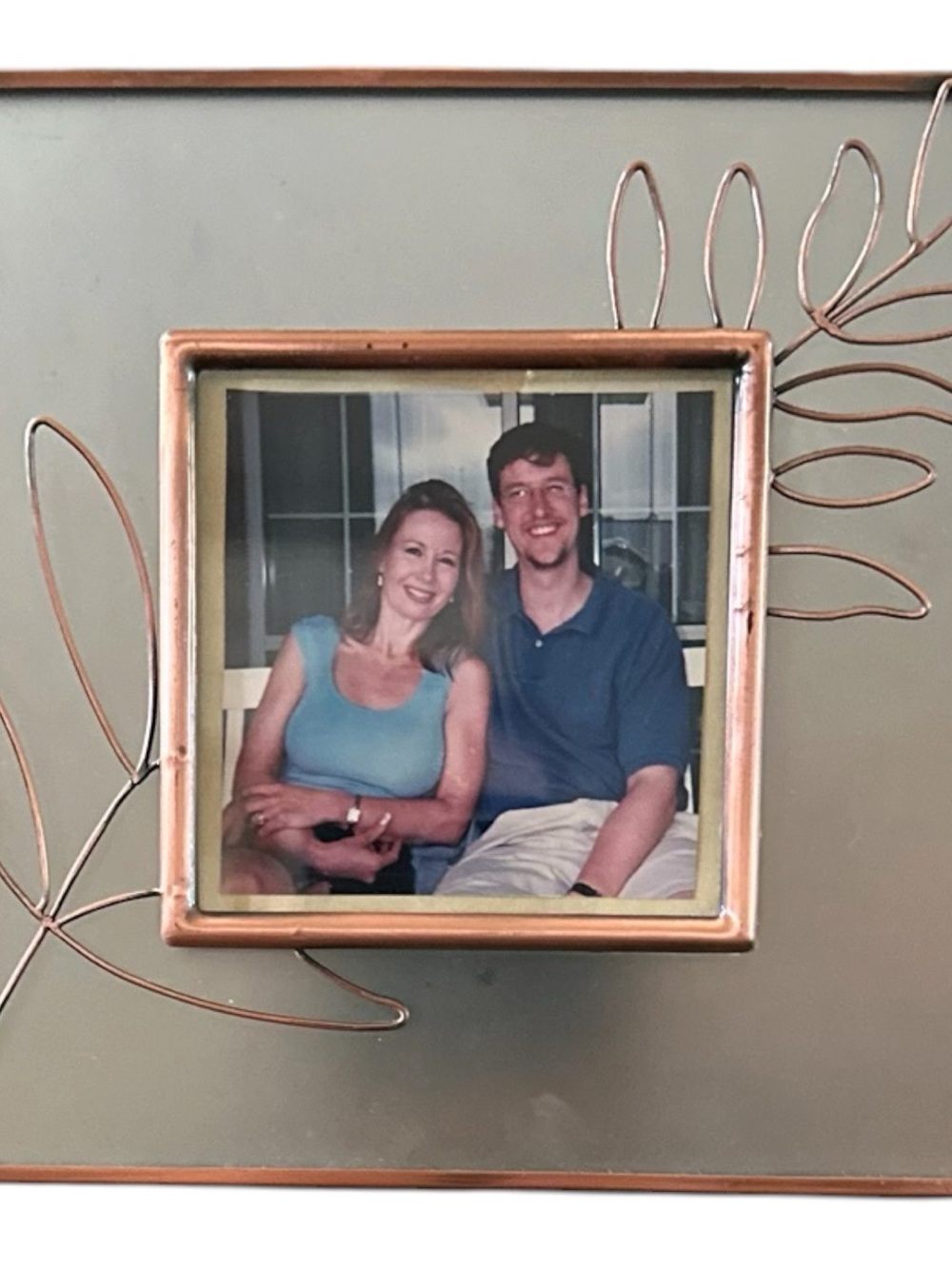 Hallmark Copper-Tone Leaf Accent Picture Frame